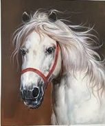 خرید زیباترین تابلوهای نقاشی رنگ روغن اسب