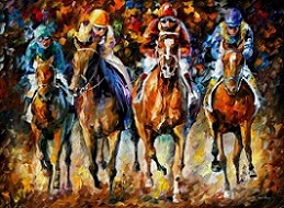 سفارش بهترین تابلوهای نقاشی رنگ روغن اسب