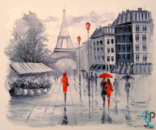 قیمت فروش تابلو رنگ روغن پاریس در کشور