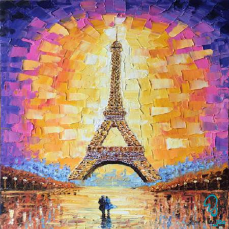 مرکز عرضه تابلو رنگ روغن پاریس