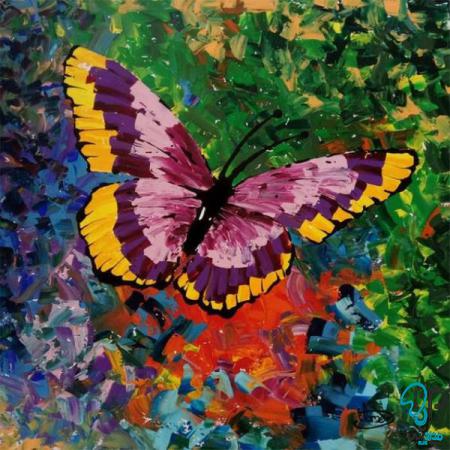 پرطرفدارترین انواع تابلو رنگ روغن پروانه